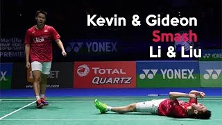 Thumbnail: Kevin & Gideon Smashing the Chinese pair Li & Liu