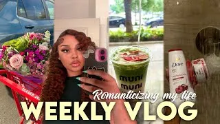 Thumbnail: WEEKLY VLOG | romanticizing my life ♡ solo date, coffee shop, flower arrangement, self-care