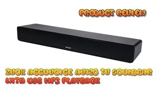 Thumbnail: PRODUCT REVIEW: ZVOX AccuVoice AV120 TV Soundbar with USB MP3 Playback