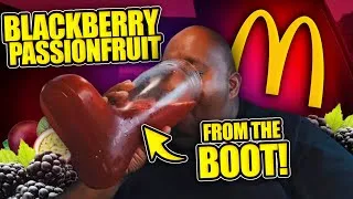 Thumbnail: McDonalds Blackberry PassionFruit Refresher Das Boot Chug