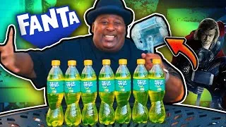 Thumbnail: Chugging China's Fanta Apple Soda Out Of Thor's Hammer!