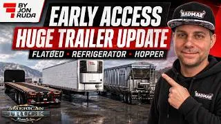 Thumbnail: Jon Ruda’s USA Trailer Pack Update Is HUGE! | Early Access Flatbed, Refrigerator & Hopper First Look