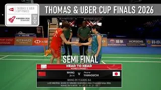 Thumbnail: SEMI FINAL‼️WANG Zhi Yi vs Akane YAMAGUCHI | Thomas & Uber Cup Finals 2026 Badminton