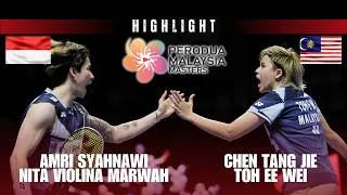Thumbnail: 🏸XD THRILLER‼️ A Syahnawi/N V Marwah vs Chen Tang Jie/Toh Ee Wei | PERODUA Malaysia Masters