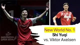 Thumbnail: New World No. 1 Shi Yuqi vs. Viktor Axelsen #badminton #badmintonlovers #badmintonchampion