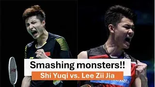 Thumbnail: Who attacks better? Lee Zii Jia vs. Shi Yuqi