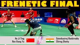 Thumbnail: FRENETIC FINAL | He Ji Ting/Ren Xiang Yu VS Satwiksairaj Rankireddy/Chirag Shetty