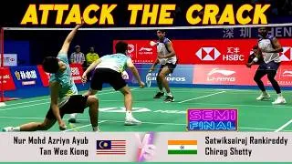 Thumbnail: ATTACK THE CRACK | Nur Mohd Azriyn Ayub/Tan Wee Kiong VS Satwiksairaj Rankireddy/Chirag Shetty