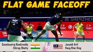 Thumbnail: FLAT GAME FACEOFF | Satwiksairaj Rankireddy/Chirag Shetty VS Junaidi Arif/Kang Khai Xing