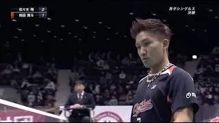 Thumbnail: Kento Momota vs. Sho Sasaki - FULL MATCH Japanese National Badminton Championship Finals 2015
