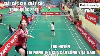 Thumbnail: Thu Huyền (ĐN) vs Phương Thúy (BG)| Chung kết giải CLB xuất sắc toàn quốc 2024