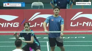 Thumbnail: Đinh Hoàng/ Ngọc Trân (Vie) vs Jui HSU/ Yu Chen (Đài Loan)| Giải Lining Vietnam 2024