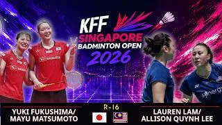 Thumbnail: 【バドミントン】福島由紀/松本麻佑 vs L.ラム/A.リー | Fukushima/Matsumoto vs Lam/Lee