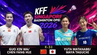 Thumbnail: 渡辺・田口 vs 郭・陳 | Watanabe/Taguchi vs Guo/Chen | Singapore Open 2026