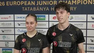 Thumbnail: Gokay Gol/Nisa Nur Cimen Make History for Türkiye | 2026 European Junior Championships