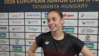 Thumbnail: Raiia Almalalha's Emotional Reaction to Winning Gold for Ukraine  | 2026 European Junior Champs