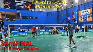 Thumbnail: Ankur Pratap Singh[1] Vs Nishant Verma[9/16] SemiFINAL U15 BS, U-15/17 UP State Meerut 2026