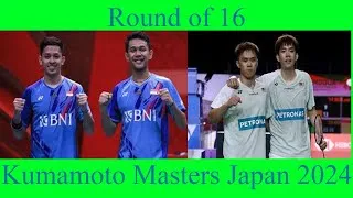 Thumbnail: Fajar ALFIAN/Muhammad Rian ARDIANTO vs MAN Wei Chong/Kai Wun TEE | Japan Masters 2024| MD R16