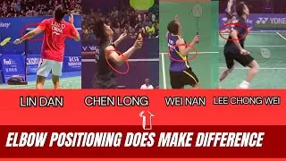 Thumbnail: Effectively use your elbow like Lin Dan Chen Long to improve smash in badminton