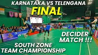 Thumbnail: KISHAL/RAGHU MARISWAMY Vs AMAN ANEESH PADIGEPATI REDDY | SOUTH ZONE TEAM CHAMPIONSHIP 2026 FINAL