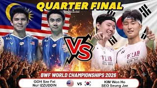 Thumbnail: [QF] Goh Sze Fei-Izzuddin Rumsani (MAS) VS Kim Won Ho-Seo Seung Jae (KOR)‼️#badmintonproshuttler