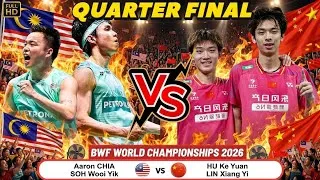 Thumbnail: Yess! Menang!! Aaron Chia-Soh Wooi Yik Pamer Aksi Terbaik Untuk Mara Ke Separuh AKHIR🔥‼️#badminton 