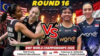 Thumbnail: [R16] Pearly Tan-M.Thinaah (MAS) VS Febriana Kusuma-Meilysa (INA)‼️#badmintonproshuttler #badminton 