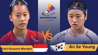 Thumbnail: An Se Young vs Putri Kusuma Wardani | One of the Most Intense Badminton Battles