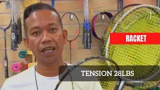 Thumbnail: Racket tension 28lbs