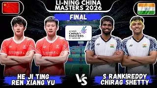 Thumbnail: 🔴 Fantastic 🔴 HE Ji Ting REN Xiang Yu vs Satwiksairaj RANKIREDDY Chirag SHETTY | China Masters 2026