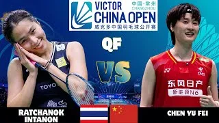 Thumbnail: 🔥 Highlights Women's Singles!🔥 RATCHANOK INTANON VS CHEN YU FEI | China Open 2026 | QF