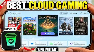 Thumbnail: 🔥 Best Cloud Gaming App 2026! Play PC Games On Android With Unlimited Playtime Trick | Coffee GO 