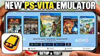 Thumbnail: 🔥 New PS Vita Emulator For Android 2026! Vita3k Plus Emulator Full Setup,Best Settings & Games Test