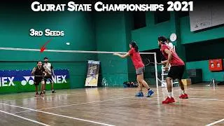 Thumbnail: 3rd Seeds Hemendra/Dipti vs Shwet/Jhanak Gujrat State Badminton Tournament XD Badminton Match 2021