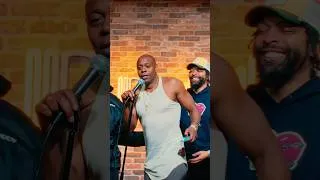 Thumbnail: #davechappelle surprise pop in with #deraydavis & #deoncole at the Hollywood Improv #shorts