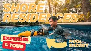 Thumbnail: Shore Residences Staycation Vlog 🏝️ Airbnb Tour, Pool Access Fees & Insane Pool Gadget!