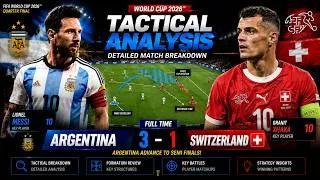 Thumbnail: MESSI REFUSED TO LOSE! Argentina Crush Switzerland 3-1 After Extra Time | Tactical Breakdown
