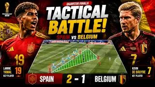 Thumbnail: BELGIUM WAS 2 MINUTES AWAY… Then Spain Destroyed Their World Cup Dream | Tactical Breakdown