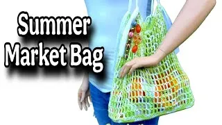 Thumbnail: Crochet Quick & Easy Summer Market Bag Tutorial