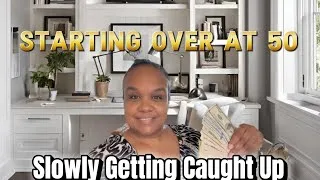 Thumbnail: Starting Over At 50 - Slowly Getting Caught Up After A Month Long Break - Budget Update - Happy Mail