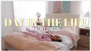 Thumbnail: day in the life of a lazy gym girl vlog | Upperbody workout, current makeup faves 