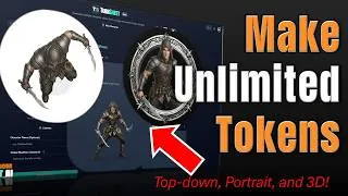 Thumbnail: Make D&D Tokens That Actually Match Your Character Art | TurnSheet Tutorial #roll20