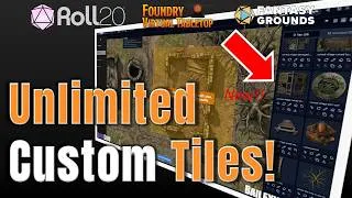 Thumbnail: New! BatlGrid 2.0 - Create and Edit Tiles, Vertical Building, and 20,000 editable assets! #roll20