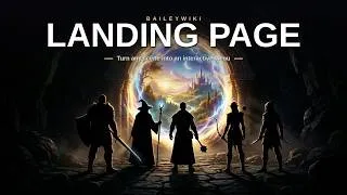 Thumbnail: New!! Free Landing Page module - Making landing pages with ease for #FoundryVTT #tutorial