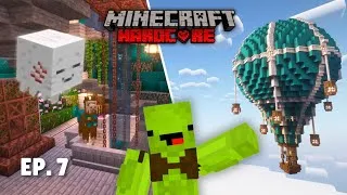 Thumbnail: HAPPY GHAST Hot Air Balloon??? - Hardcore Forever World Ep. 7