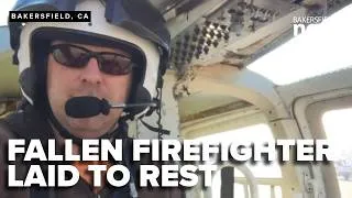 Thumbnail: Porterville honors helicopter pilot killed in Utah wildfire with procession