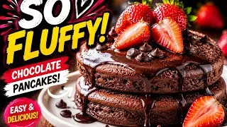 Thumbnail: 🥞 BEST CHOCOLATE PANCAKES! 🍫