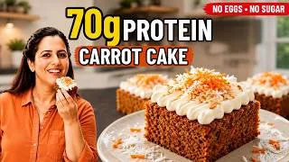 Thumbnail: I Made Carrot Cake With 70g Protein (No Protein Powder)