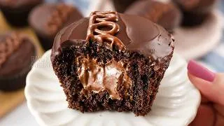 Thumbnail: The Secret to the Best Chocolate Cupcakes (Creamy Cheesecake Center!)