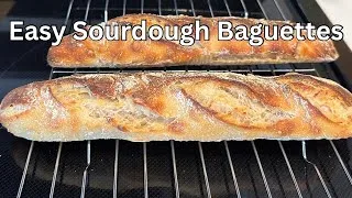 Thumbnail: 🥖 The Easiest Sourdough Baguette Recipe You'll Actually Use